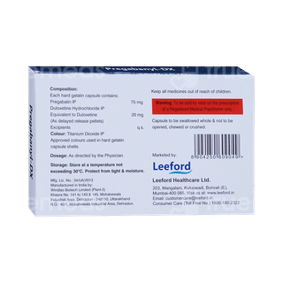 Pregabanyl Dx Capsule 10